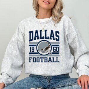 Vintage Dallas Football Sweatshirt, Dallas Football Fan Gift, Dallas Game Day